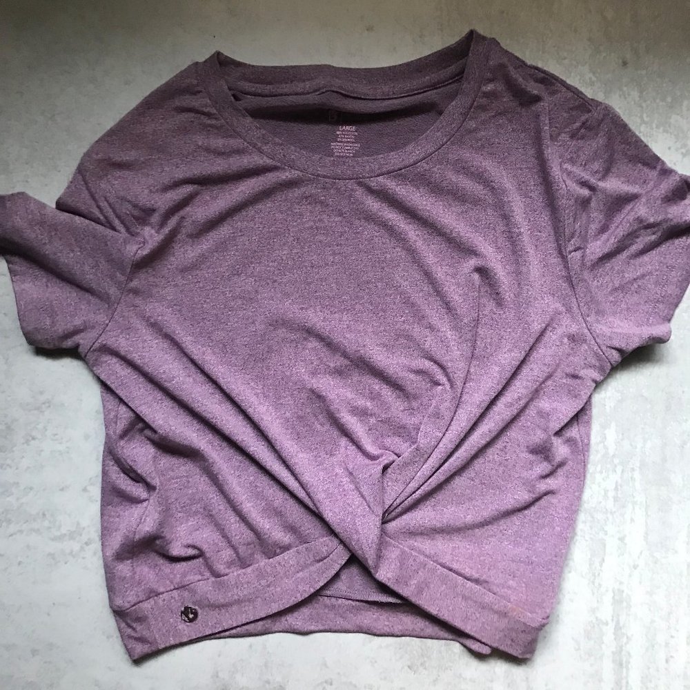 BuffBunny Knotty Top - Size Large - Lavender